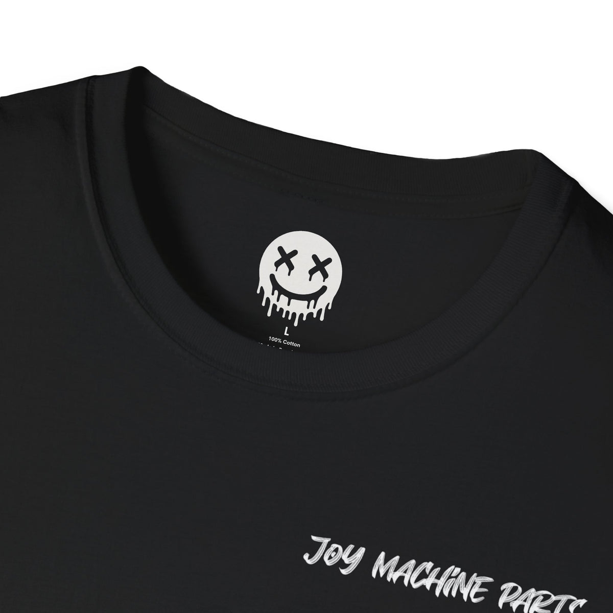 Back Mounted Smily Drip Logo Tee.